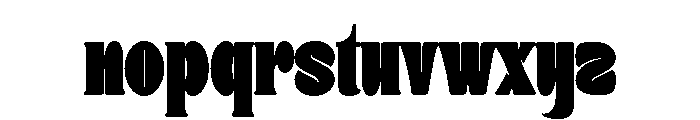 Donge-Condensed Font LOWERCASE