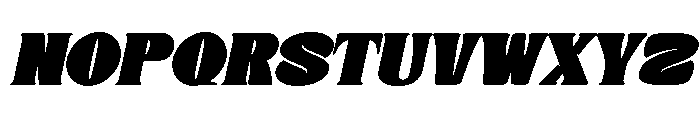 Donge-Oblique Font UPPERCASE