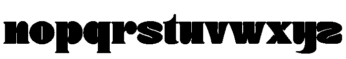Donge Regular Font LOWERCASE
