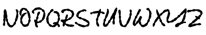 Donhy Entter Font UPPERCASE