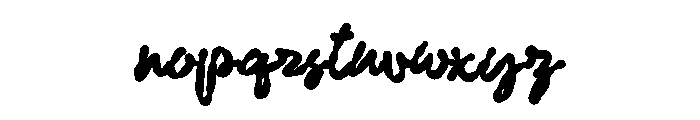 Donhy Entter Font LOWERCASE
