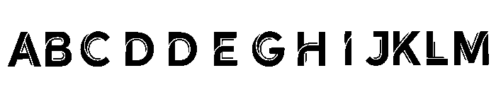 Donie Regular Font UPPERCASE