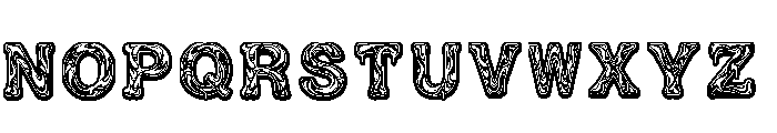 Donnie Regular Font UPPERCASE