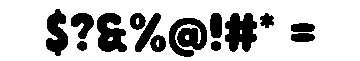 Donut Crumbles Regular Font OTHER CHARS
