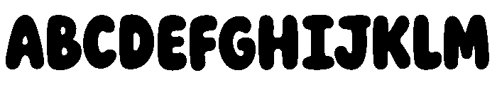 Donut Crumbles Regular Font UPPERCASE