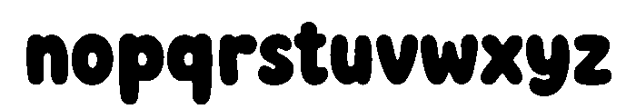 Donut Crumbles Regular Font LOWERCASE