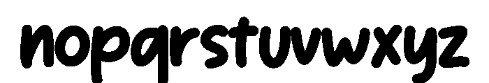 Donut Joss Font LOWERCASE