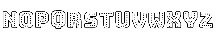 Donuts Donky Regular Font LOWERCASE