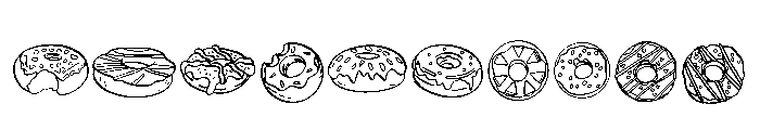 Donuts Sweet Font OTHER CHARS