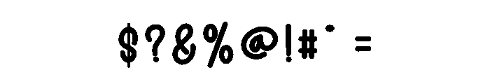 Donuts Ultimate Font OTHER CHARS