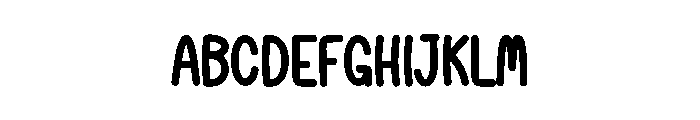 Donuts Ultimate Font UPPERCASE