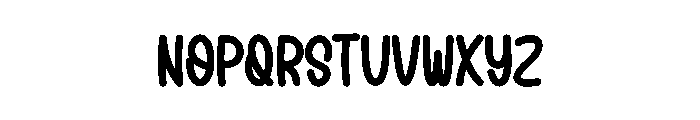 Donuts Ultimate Font UPPERCASE