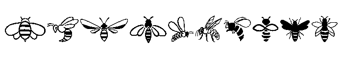 Doodle Bee Font OTHER CHARS