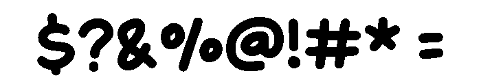 Doodle Buddy Regular Font OTHER CHARS