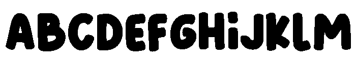 Doodle Buddy Regular Font UPPERCASE