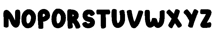 Doodle Buddy Regular Font LOWERCASE