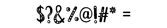Doodle Charm Font OTHER CHARS