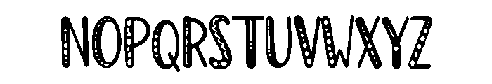 Doodle Charm Font UPPERCASE