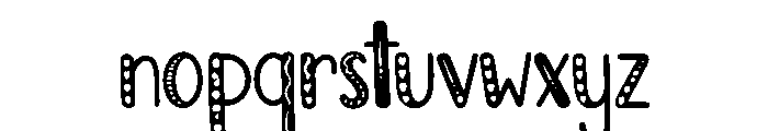 Doodle Charm Font LOWERCASE