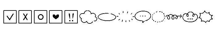Doodle Decorations FONT
