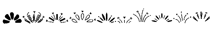 Doodle Decorative Set Font OTHER CHARS