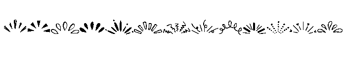 Doodle Decorative Set Font UPPERCASE