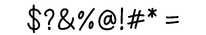 Doodle Jelly Font OTHER CHARS