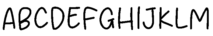 Doodle Jelly Font UPPERCASE