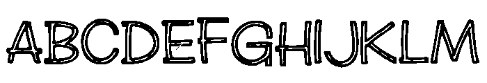 Doodle_Letter Font UPPERCASE