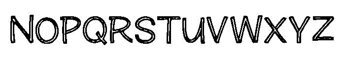 Doodle_Letter Font LOWERCASE