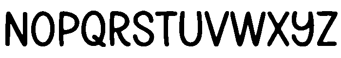 Doodle Like Font UPPERCASE