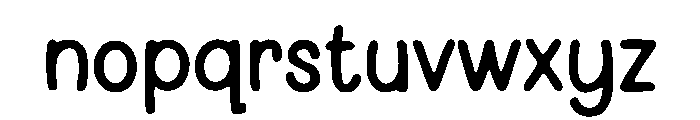Doodle Like Font LOWERCASE