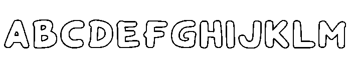 Doodle Mallow Regular Font UPPERCASE