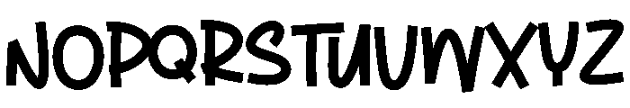 Doodle Morning Font UPPERCASE