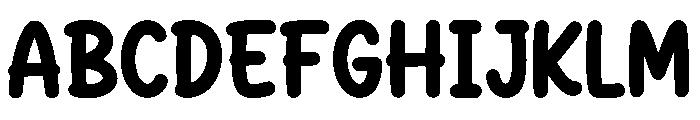 Doodle Munch Font UPPERCASE