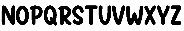 Doodle Munch Font UPPERCASE