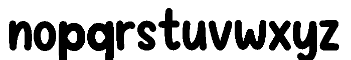 Doodle Munch Font LOWERCASE