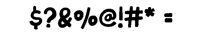 Doodle Playground Regular Font OTHER CHARS