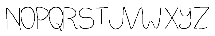 Doodle Sprout Regular Font LOWERCASE