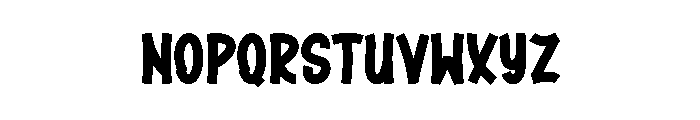Doodle Street Font LOWERCASE