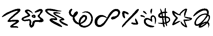 Doodle Symbol Set Font OTHER CHARS