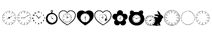 Doodle Time Font UPPERCASE
