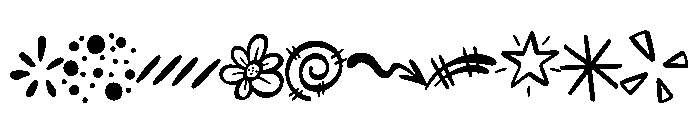 Doodle hand drawn Font OTHER CHARS