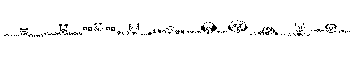 Doodle puppy Art Font OTHER CHARS