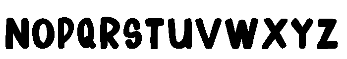 DoodleBounceChunky Font UPPERCASE