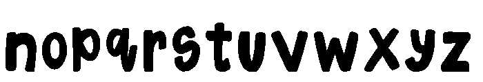 DoodleBounceChunky Font LOWERCASE