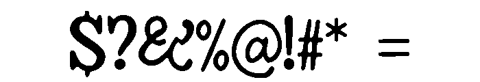 DoodleDash Font OTHER CHARS