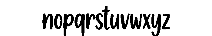 DoodleSprout Font LOWERCASE