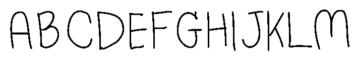 Doodlebrain Medium Font UPPERCASE
