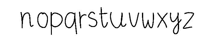 Doodlebrain Medium Font LOWERCASE